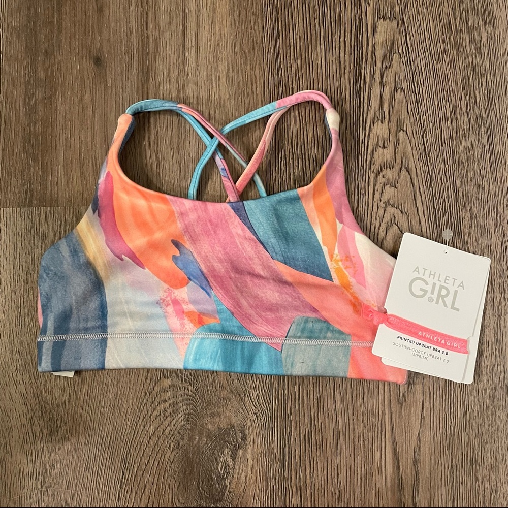 Athleta Girl Printed Upbeat Bra 2.0